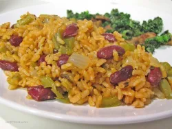 El plato típico haitiano Diri Kole ak Pwa